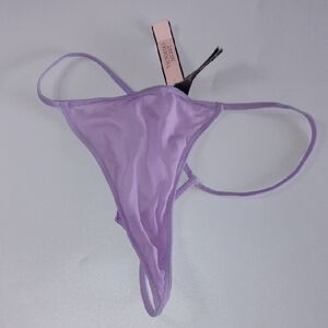 NWT Victoria's Secret Strappy Light Purple Thong Panty Size M- Sexy Intimates